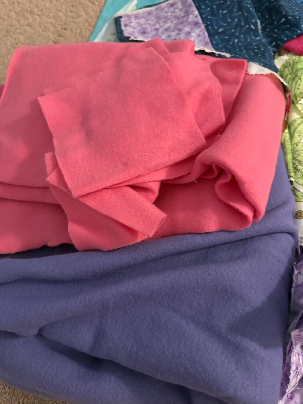 Lot of Assorted Fabric Scraps | Arts & Crafts Supplies - Picture 4 of 9
